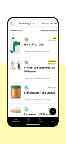 lebensmittelwarnung.de Screenshot 3 of 9