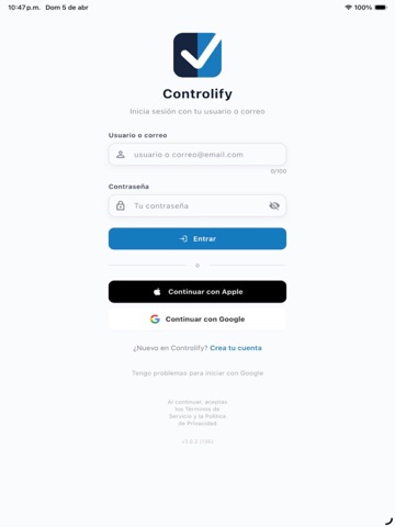 Controlify Business iPad screenshot