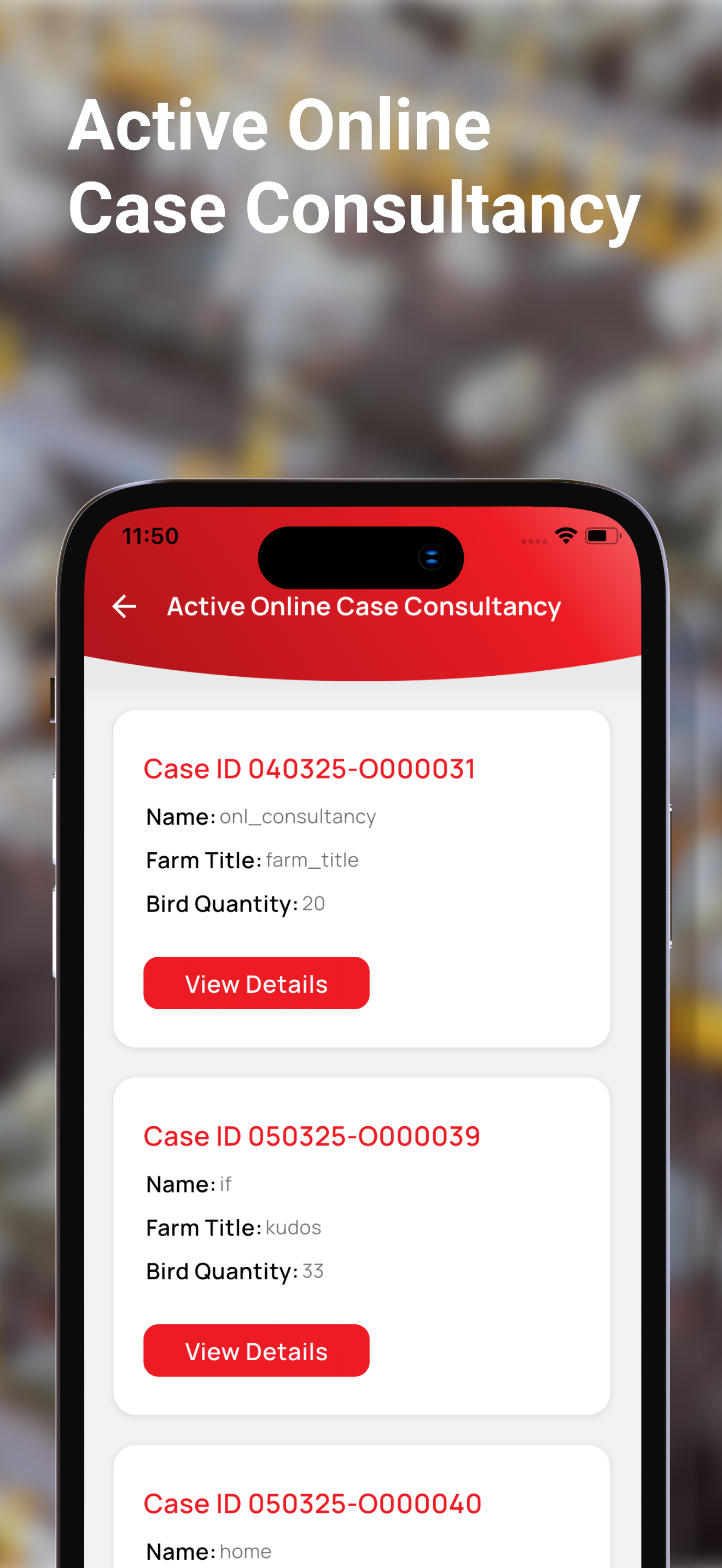 Poultry consultants