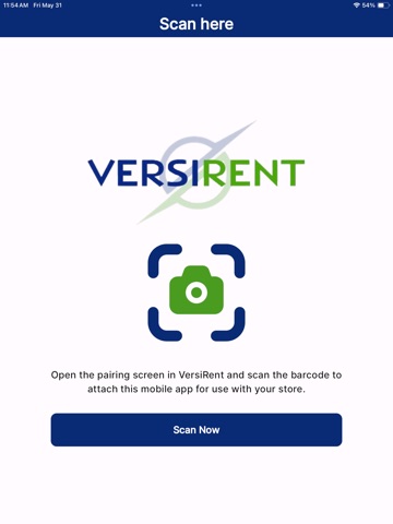 VersiRent Mobile Workstation iPad screenshot