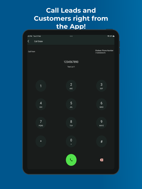 Lead Connector iPad screenshot 4 - Productivity app