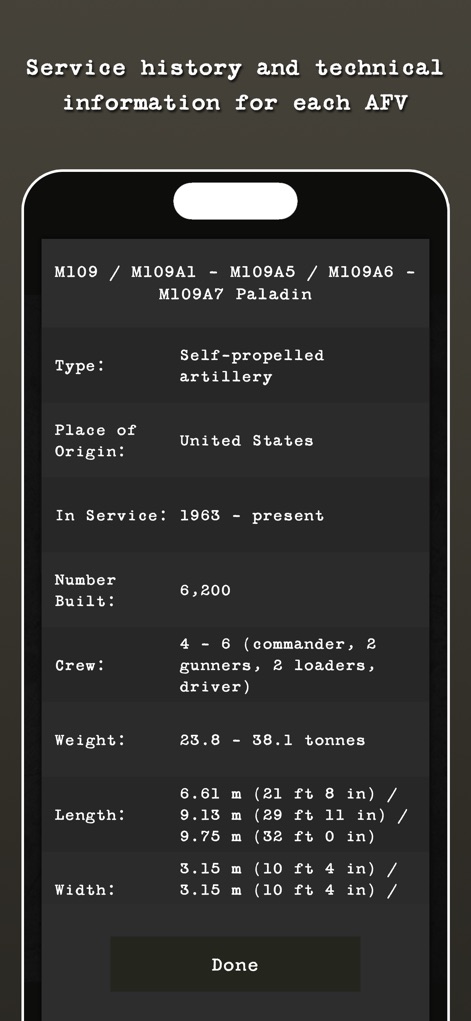 Name the AFV - Games App | MWM