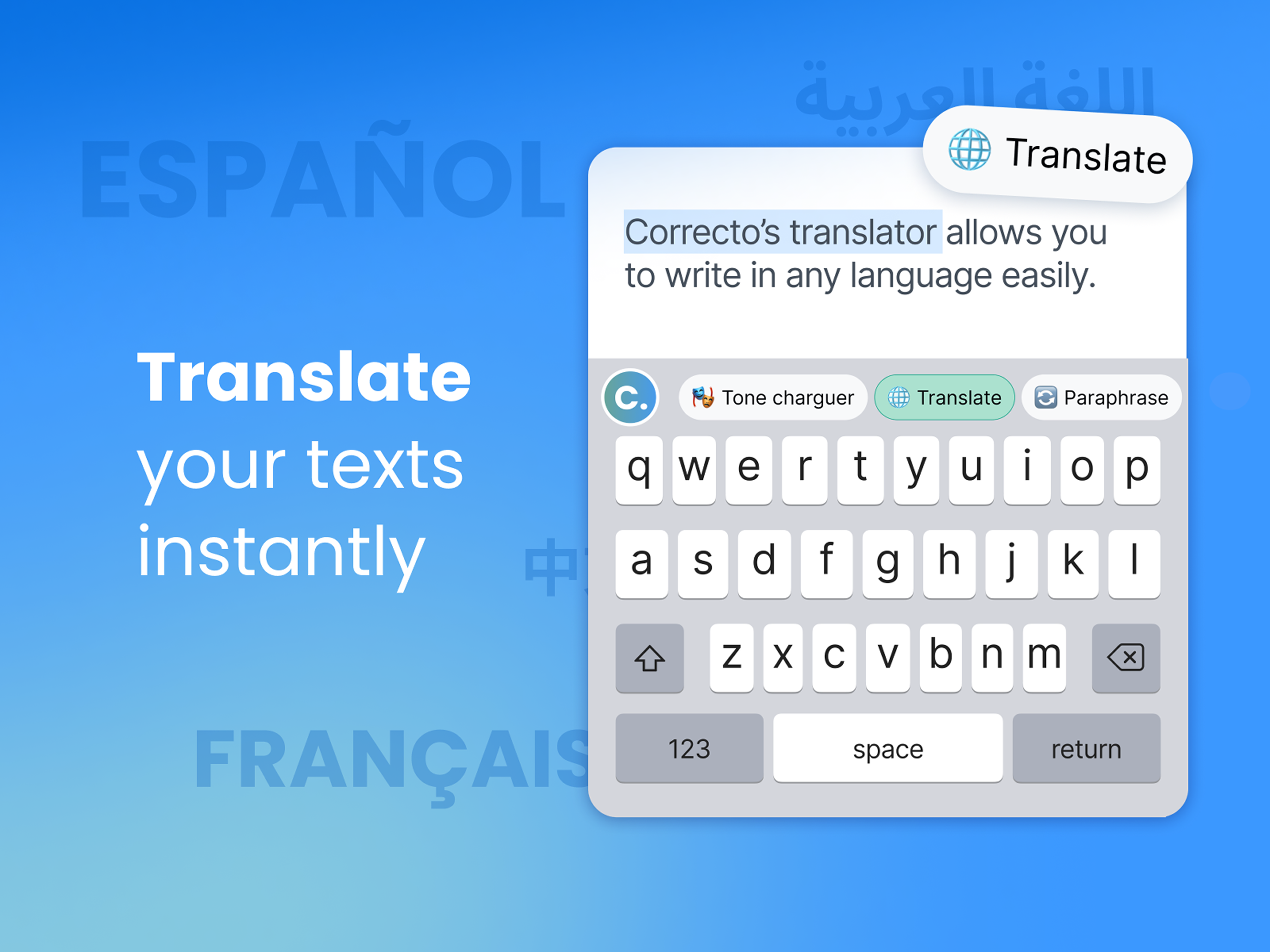 Correcto: AI Keyboard