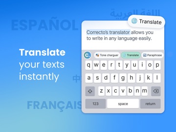 Correcto: AI Keyboard iPad screenshot