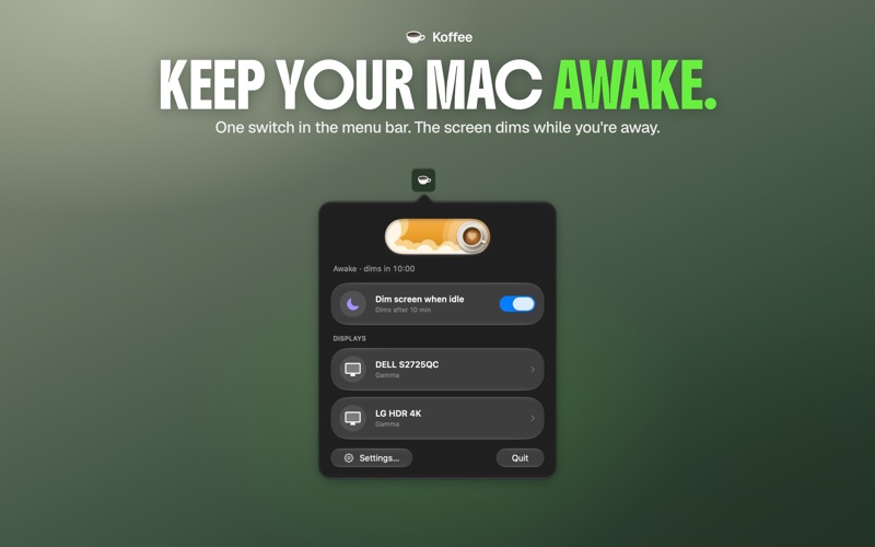 Koffee: Stay Awake screenshot 1