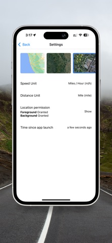 GPS Distance Measure - Trails screenshot