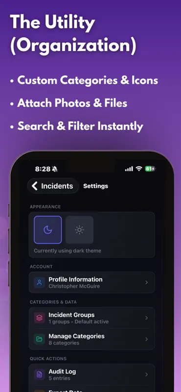 Evidence Tracker: Incident Log screenshot 4 of 6