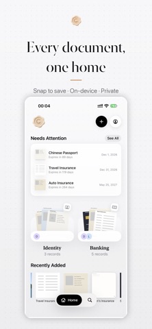 Cove: Private Document Vault Screenshot 1 of 4