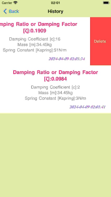 DampingFactorCalc screenshot-3