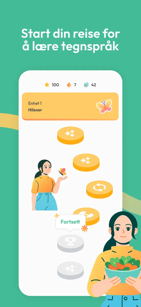 Screenshot #2 pour Toleio Norsk Tegnspråk