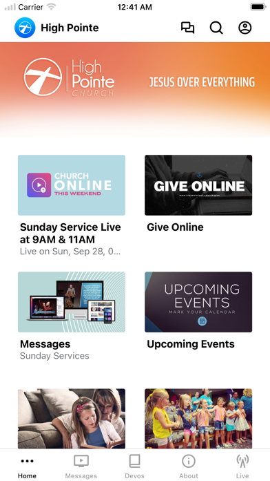 Screenshot #1 pour High Pointe Church Thompson CT