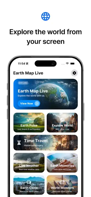 Earth 3D - Live Satellite Map screenshot 1