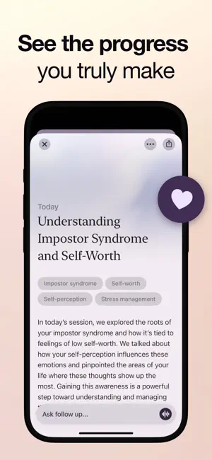 MIND: AI Therapist & Coach screenshot 4