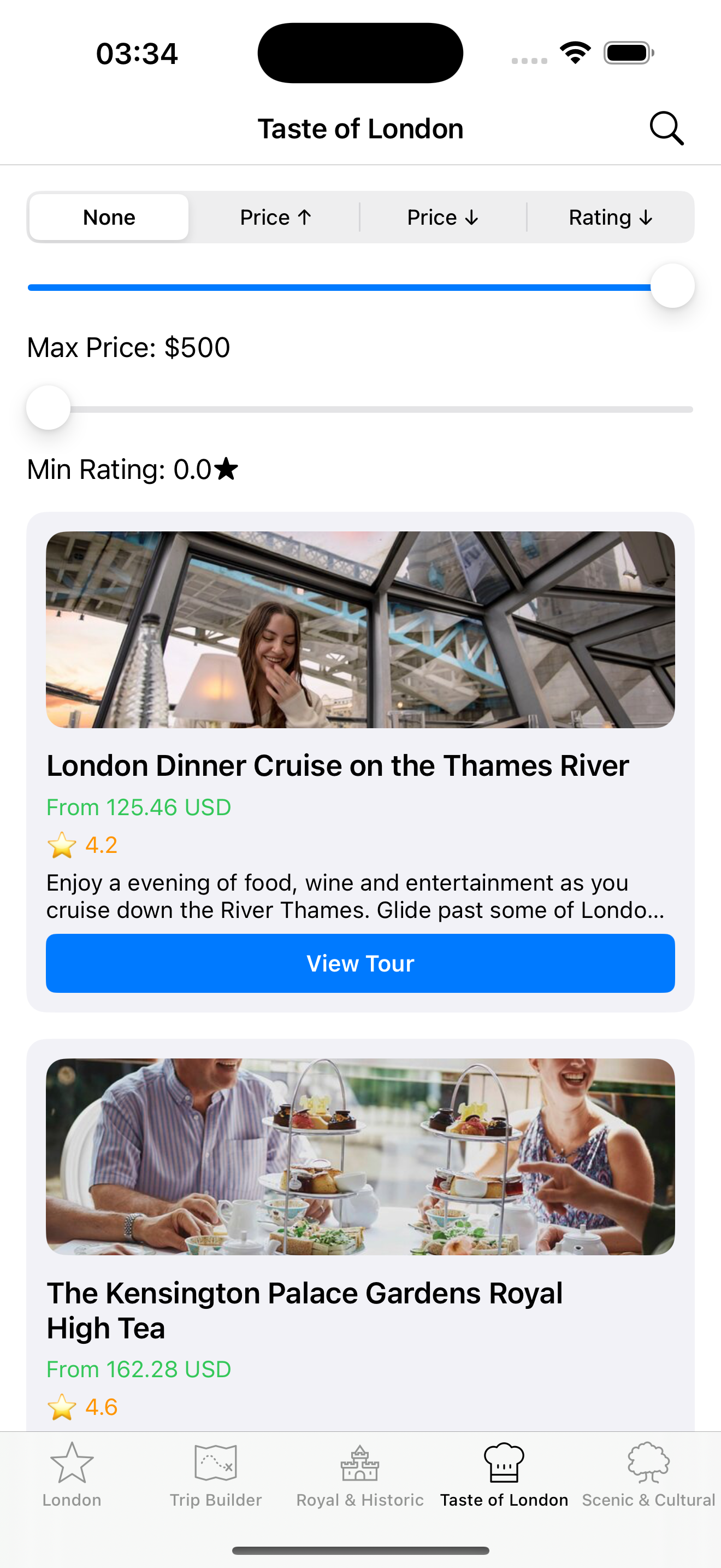 Sorrento – Tickets screenshot 4