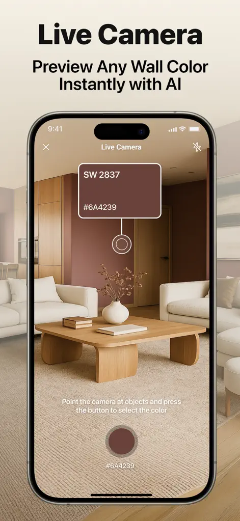 AI Paint Color Visualizer - Graphics & Design App | MWM