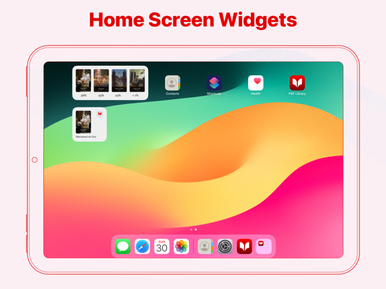 PDF Library eBook Reader iPad screenshot 4 - Book app