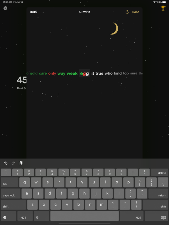 Screenshot #5 pour Space Typer: WPM Typing Game