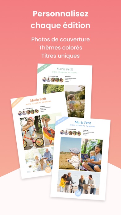 Mily - Journal photo familial Screenshot