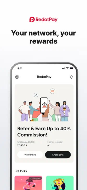 RedotPay: Screenshot 6 von 6