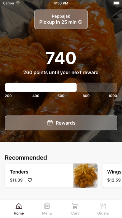Peppajak iPhone screenshot 1 - Food & Drink app