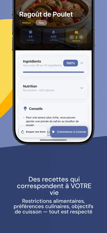 RecipeGenie: Recettes du Frigo screenshot 5 of 6