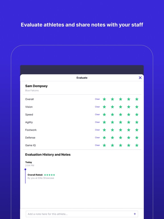 EventBeacon iPad screenshot 6 - Sports app