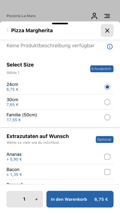 Pizzeria La Mare screenshot-3