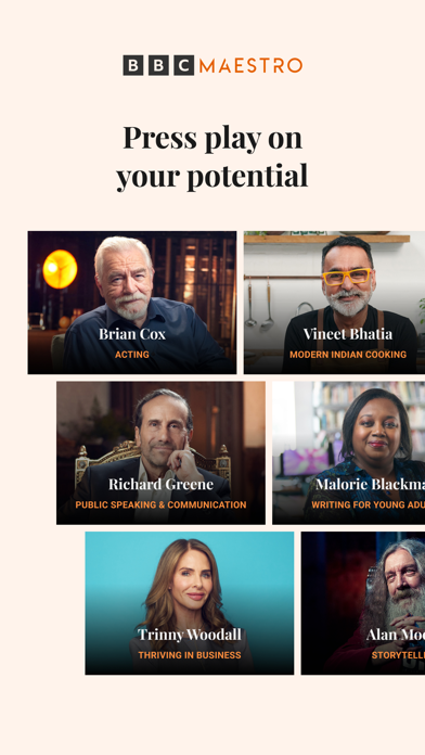 BBC Maestro: Online Courses Screenshot