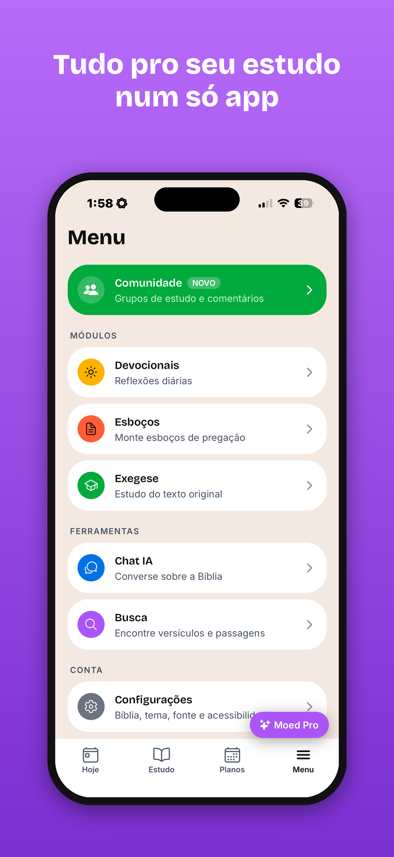 Moed Bible screenshot 5