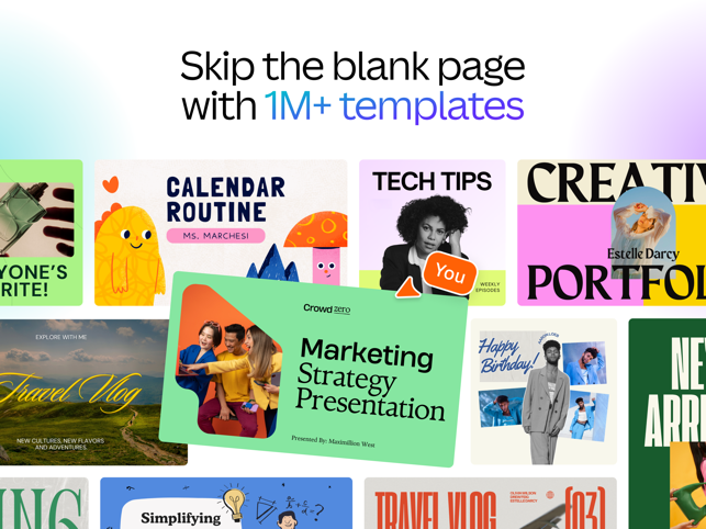 ‎Canva: Design, Photo & Video Screenshot