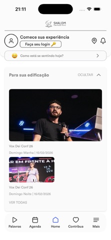 Shalom Comunidade Cristã iPhone screenshot