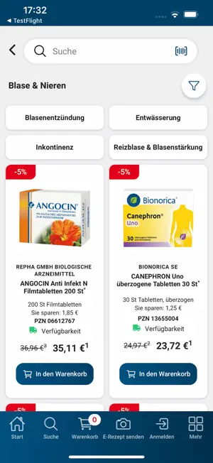 Rehm Apotheken online screenshot 3
