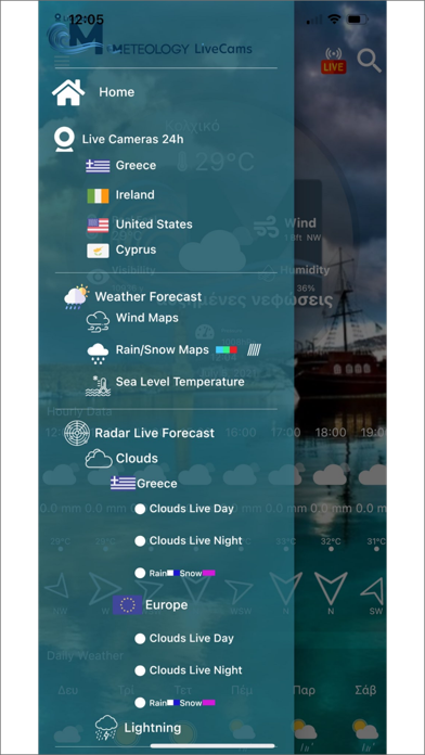 Meteology LiveCams Screenshot