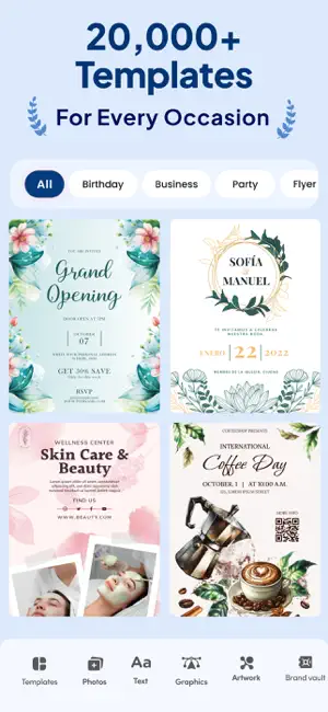 Poster Maker & Canvas Design iPhone screenshot 2