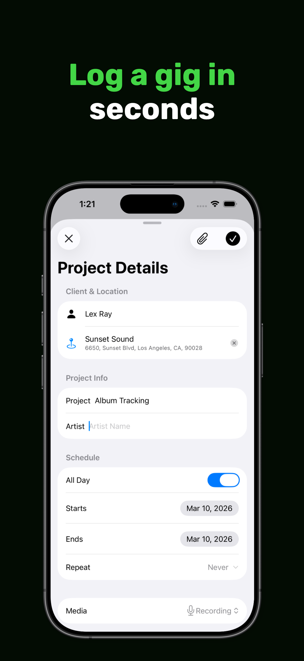 GigLedgerPro: Project Tracker screenshot 6