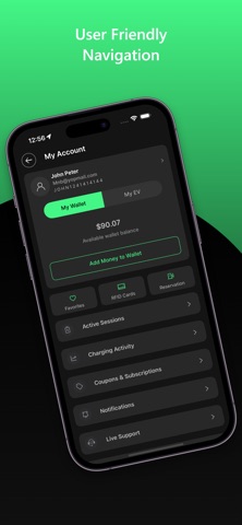 EVC Network iPhone screenshot