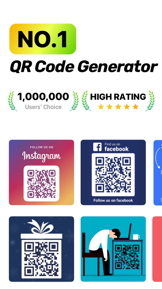 #1. QR-Code Generator & QR Maker (iOS) De: Gulooloo Tech