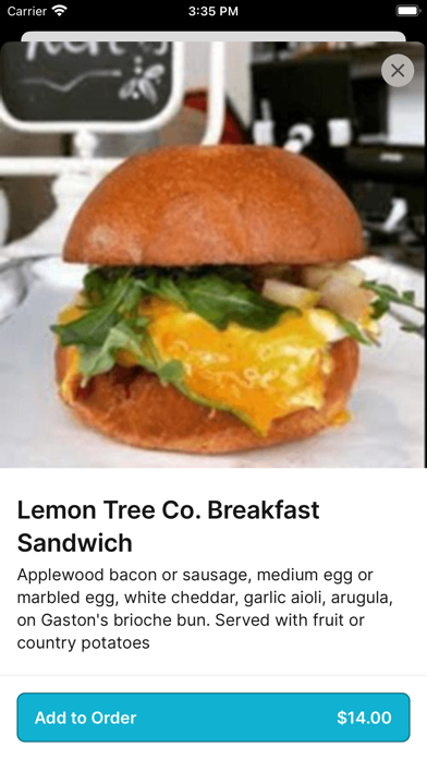 The Grove by Lemon Tree Co iPhone screenshot 3 - Food & Drink app