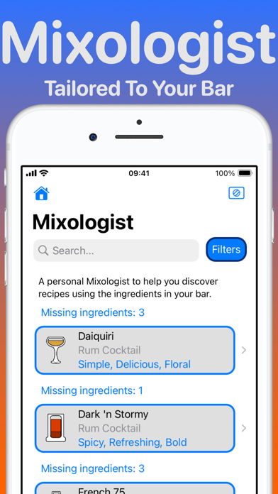 FT Kalink: Cocktail Recipes iPhone screenshot 5 - Food & Drink app