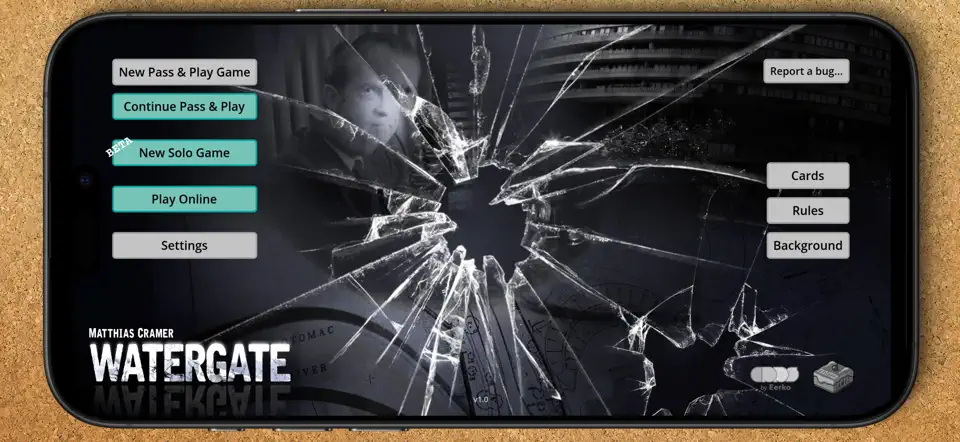Captura de pantalla de Watergate: The Board Game en iPhone 2