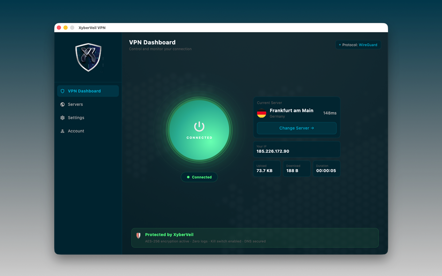 XyberVeil  VPN screenshot 10