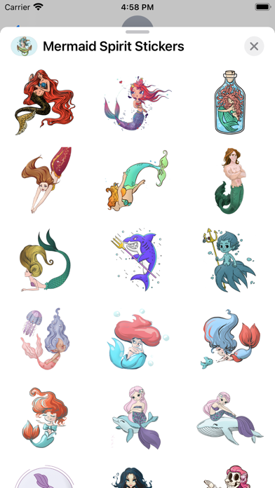 Mermaid Spirit Stickers Screenshot