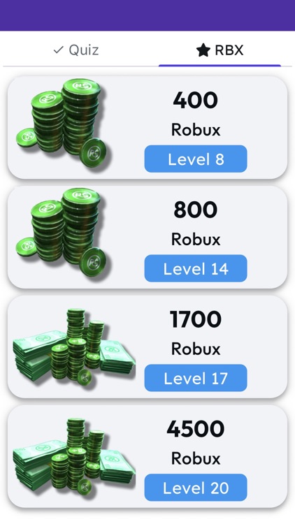 Robux Ultimate Quiz for Roblox