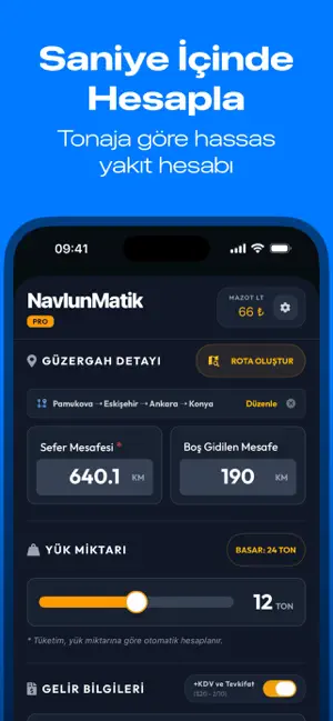 NavlunMatik - Kârlılık Hesabı screenshot 2