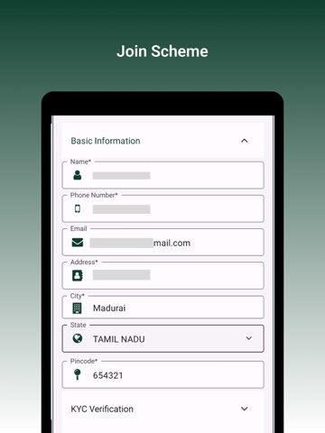 MP Jewellers Kilakarai iPad screenshot