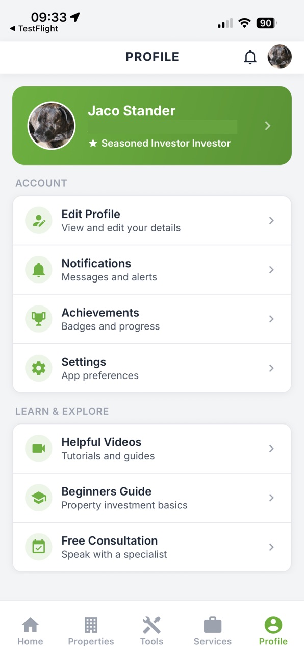 iPhone screenshot