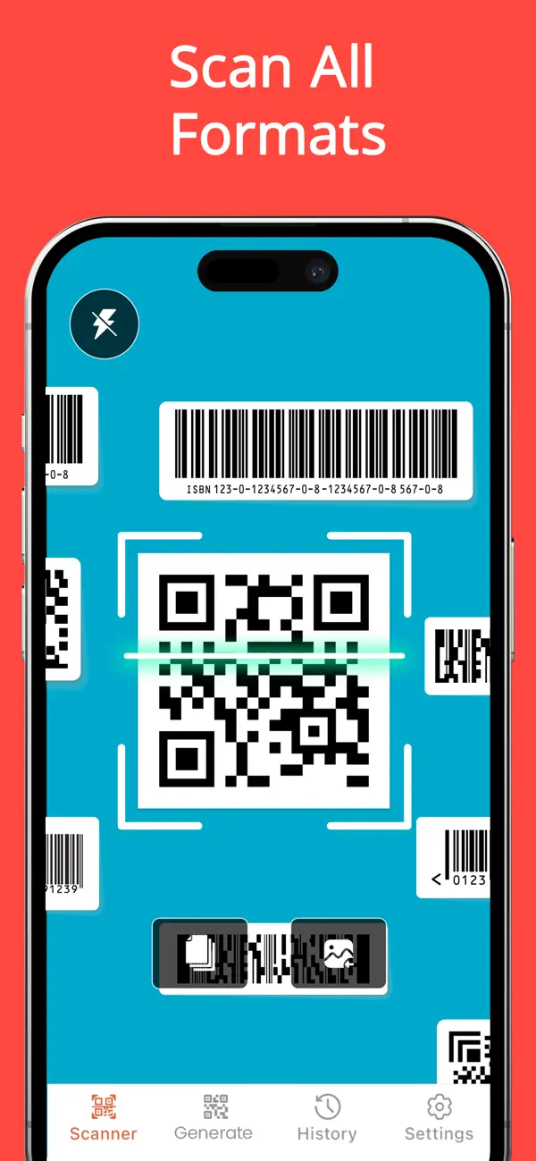 #4. QR Code Reader: Code Scanner (iOS) Ved: Tech Nest