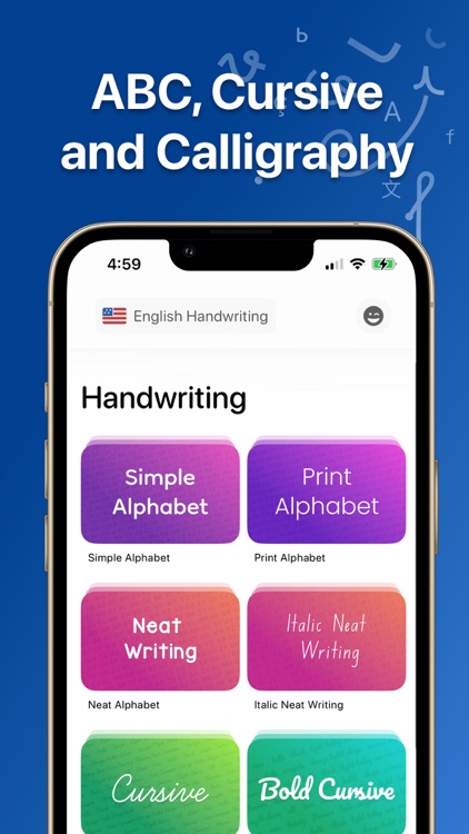 Writey Cursive Handwriting