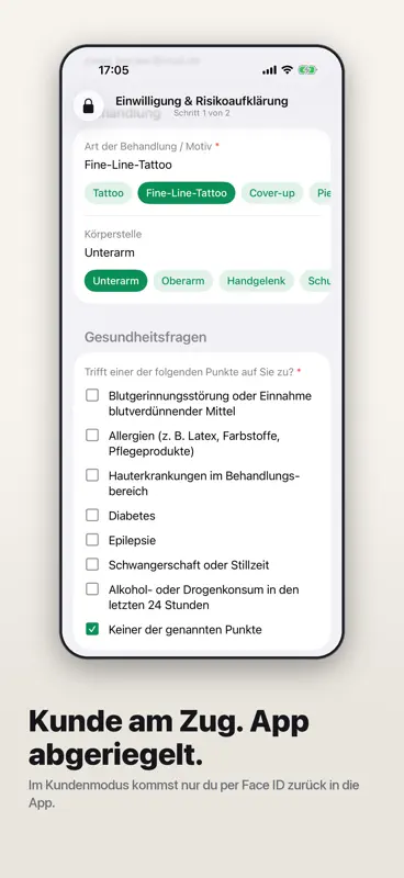 Einverständniserklärung App screenshot 8 of 8