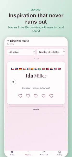 Baby Names: Vote Together screenshot 3